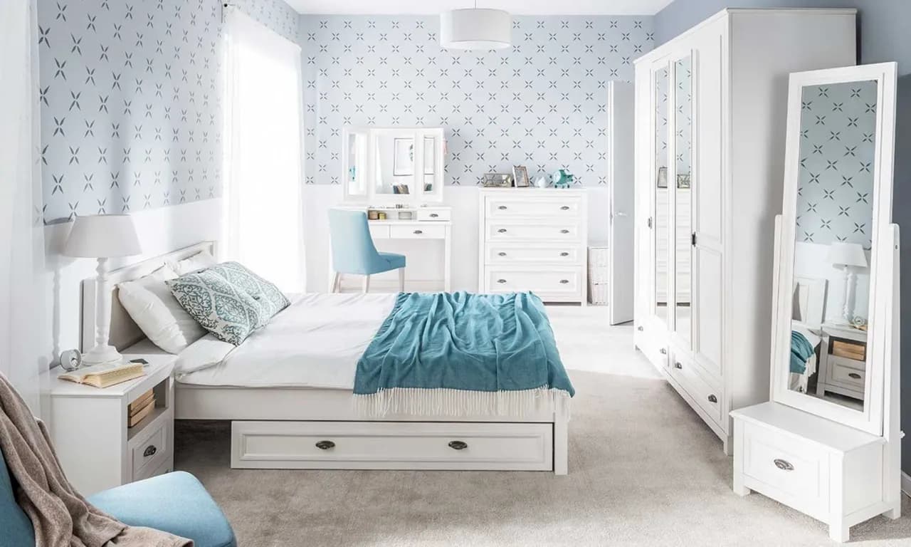 Jakie ściany do sypialni z białymi meblami? Odkryj idealne kolory