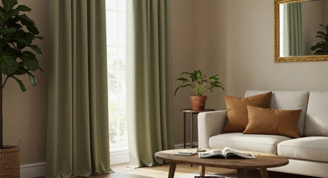 Jakie zasłony wybrać do beżowych ścian w salonie, by zachwycały?