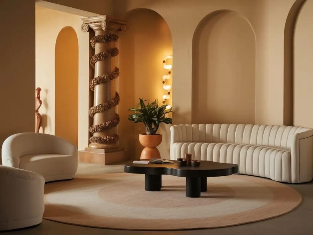 Jak efektownie ozdobić filar w salonie, aby zachwycał każdego dnia